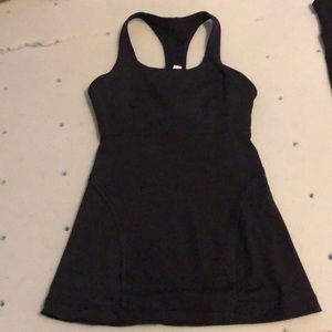 Lululemon racerback tank black size 4